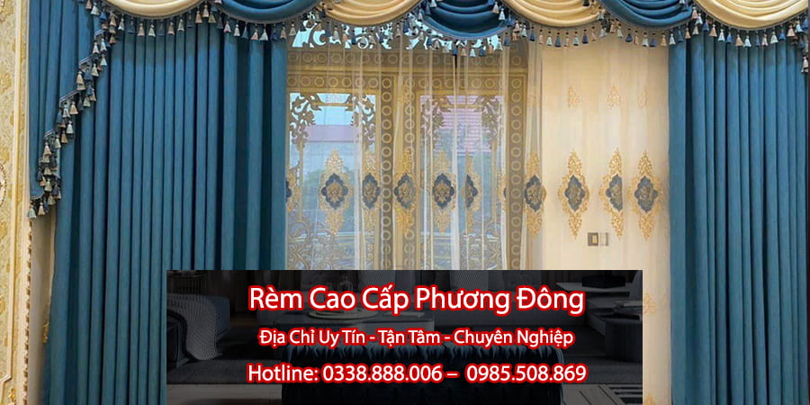 Tạo Nên Không Gian Nội Thất Sang Trọng & Ấn Tượng Cùng Rèm Vải Phương Đông